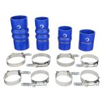 مجموعة أنابيب التبريد السليكونية عالية الجودة لسيارات Chevy 2017-2019 / GMC 6.6L Duramax L5P Blue Mammoth Parts