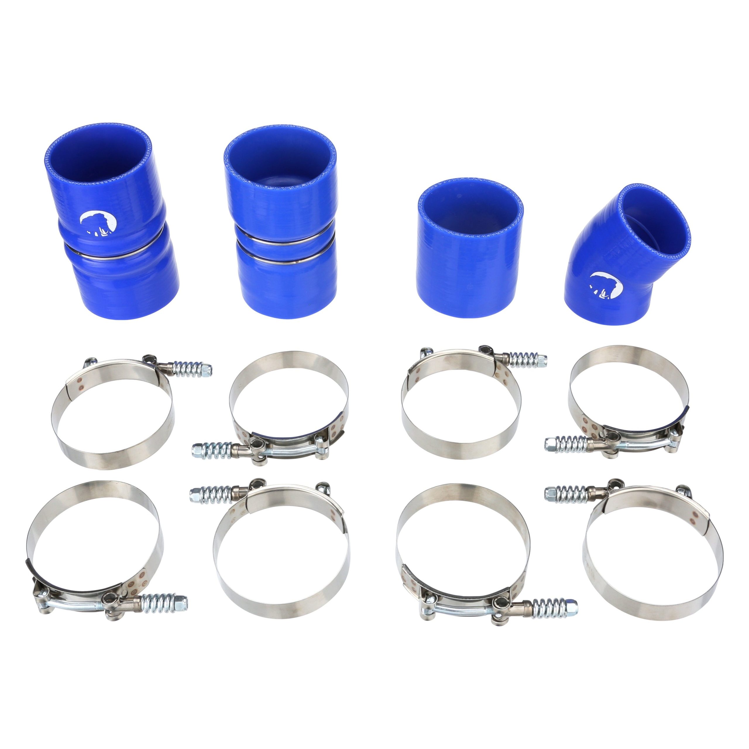 MAMICF600507BL-XQWKA Intercooler Boot Kit Fits 2005-2007 Ford 6.0 Powerstroke Diesel Blue Mammoth Parts - الصورة 1