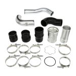 Polished Intercooler Pipe and Silicone Boot Kit For 2011-2016 Ford 6.7L Powerstroke Black Mammoth Parts