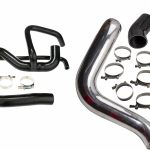 مجموعة حوامل التبريد ومواسير تبريد المبرد من سيليكون لسيارات GM Duramax 6.6 Black Mammoth من 02 إلى 04
