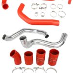 مجموعة حوامل التبريد ومواسير تبريد المبرد الخاصة بـ 02-04 GM Duramax 6.6 Red Mammoth Parts