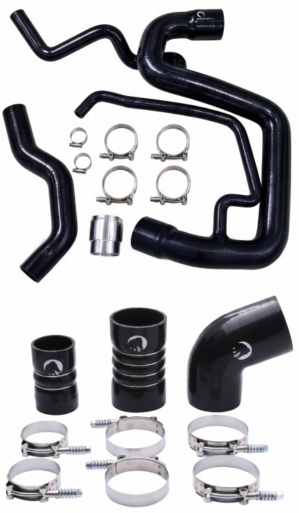 Heavy Duty Silicone Intercooler & Coolant Hose Kit 2006-2010 Chevy Silverado & GMC Sierra 6.6L Duramax Black Mammoth Parts