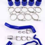 مجموعة خرطوم التبريد من السيليكون عالي الجودة لسيارات تشيفي 2011-2016 Silverado GMC Sierra و6.6L Duramax Blue Mammoth Parts
