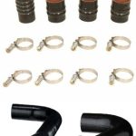 Silicone Radiator Hose and Intercooler Boot Kit For 03-07 Dodge Ram Cummins 5.9L Black Mammoth Parts