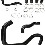 Silicone Radiator Hose and Intercooler Boot Kit For 05-07 Ford F-250 F-350 6.0L Black Mammoth Parts