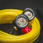 ⁦Nitrogen Regulator Kit for Shocks w/ 800 psi Analog Shock Inflator Gauge Power Tank⁩ - الصورة ⁦6⁩