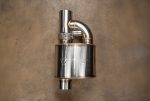 ⁦Off Road Universal Muffler Kit, Single Inlet Single Outlet, 101MM 4 Inch 1 Muffler Valvetronic Designs⁩ - الصورة ⁦2⁩
