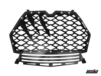 Demon Powersports Front Grill Front Black Each 17-18 Polaris RZR Turbo Demon Powersports