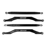 أداة عرضية خلفية Xtreme Heavy Duty Radius Rod Race Spec 64 بوصة عريضة سوداء 16-23 مناسبة لسيارات Polaris RZR 1000/Turbo/RS1 Demon Powersports