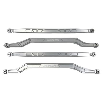 Rear Xtreme Heavy Duty Radius Rod Race Spec Raw 18-22 Polaris RZR Turbo S Demon Powersports