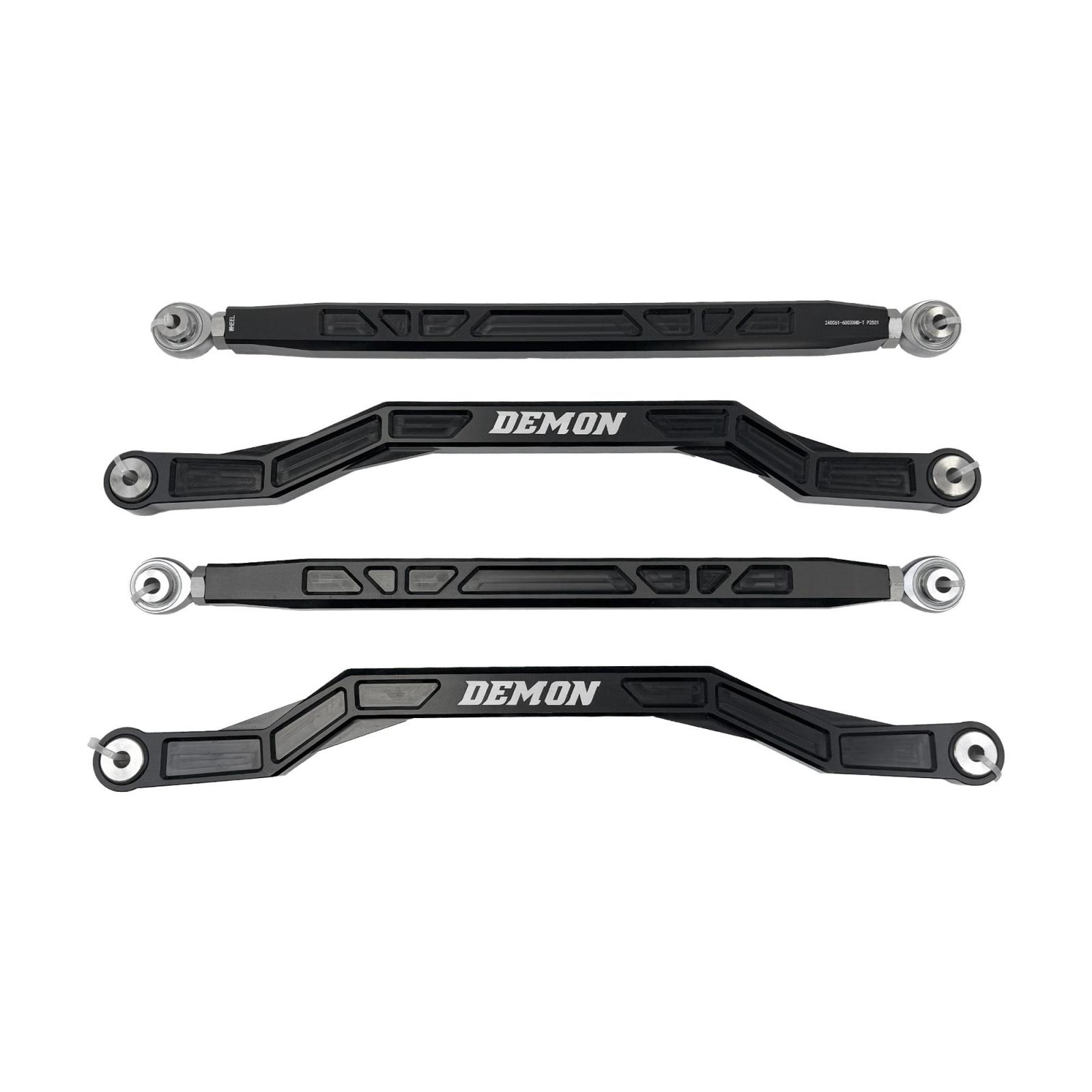 PARR-6003XHD-D-HVVF Rear Xtreme Heavy Duty Radius Rod Race Spec Black 20-24 Polaris RZR PRO XP Demon Powersports - Image 1