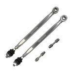 Front Xtreme Heavy Duty ذراع دركسون (Tie Rod) Racing Spec Raw 17-24 Can-Am Defender HD10 DPS/XT/XT-P, PRO HD10, HD5 DPS Demon Powersports
