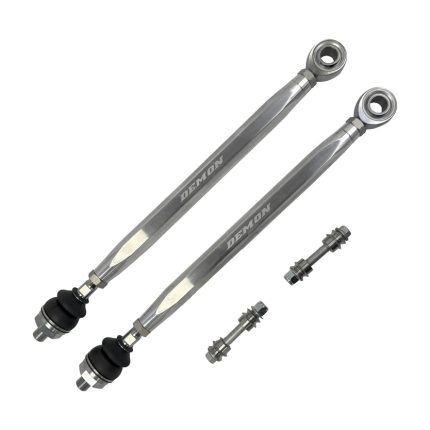 Front Xtreme Heavy Duty Tie Rod Race Spec Raw 17-24 Can-Am Defender HD10 DPS/XT/XT-P, PRO HD10,HD5 DPS Demon Powersports