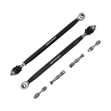 Front Xtreme Heavy Duty Tie Rod Race Spec Black 15-22 Polaris RZR 1000/Turbo Demon Powersports