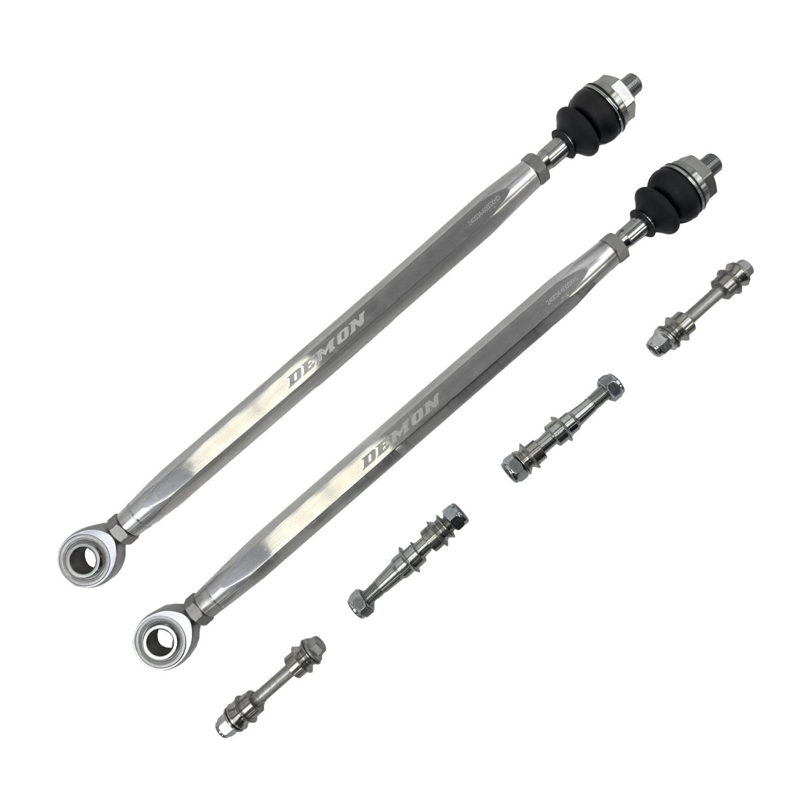 PATD-6003XHD-N-HVVF Front Xtreme Heavy Duty Tie Rod Race Spec Raw 17-22 Polaris RZR Turbo/1000 Demon Powersports - Image 1