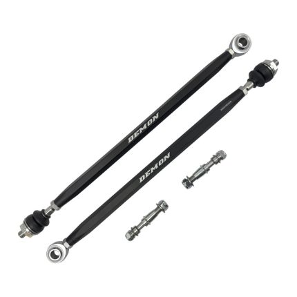 Front Xtreme Heavy Duty Tie Rod Race Spec Black 18-21 Polaris RZR Turbo S Demon Powersports