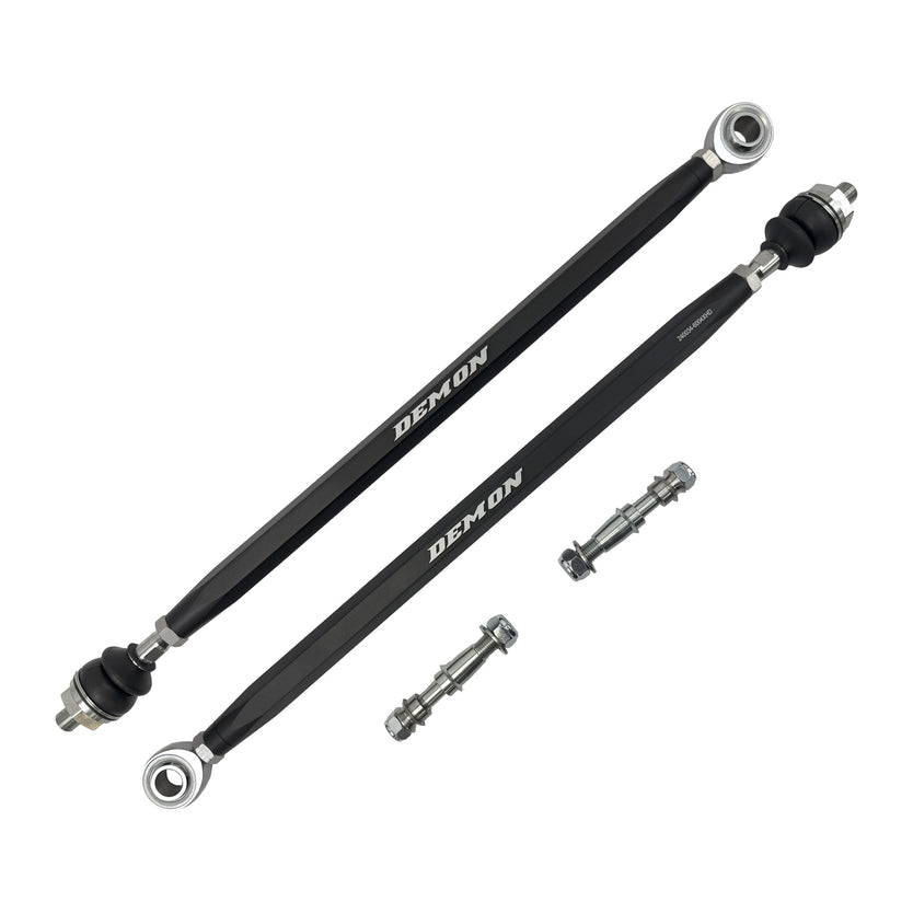 PATD-6004XHD-D-HVVF Front Xtreme Heavy Duty Tie Rod Race Spec Black 18-21 Polaris RZR Turbo S Demon Powersports - الصورة 1