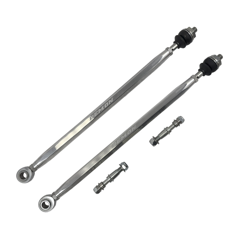 PATD-6004XHD-N-HVVF Front Xtreme Heavy Duty Tie Rod Race Spec Raw 18-21 Polaris RZR Turbo S Demon Powersports - Image 1