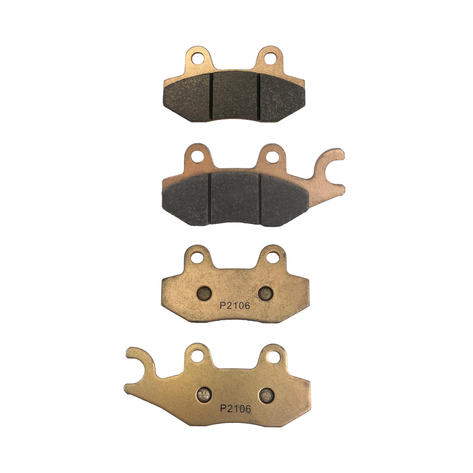 PATP-1010_0-HVVF Demon Sintered Brake Pads Front Left Each 07-14 Yamaha SE 450 04-07 Yamaha Rhino 660 Demon Powersports - الصورة 1