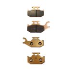 Demon Sintered Brake Pads Front/Rear Left Each 07-16 Can-Am Rally 200/12-13 Yamaha Grizzly 300 Demon Powersports