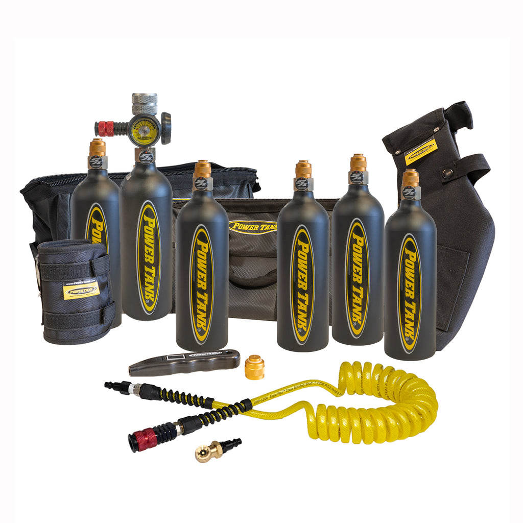 PS01-3160-MBK-C-GNJC Workman Package C Power Shot Sidearm 20 Oz CO2 Power Tank 160 PSI COMP Series Power Tank - الصورة 1