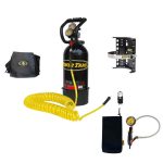 10 Lb CO2 Power Tank System Package B Gloss Black Power Tank