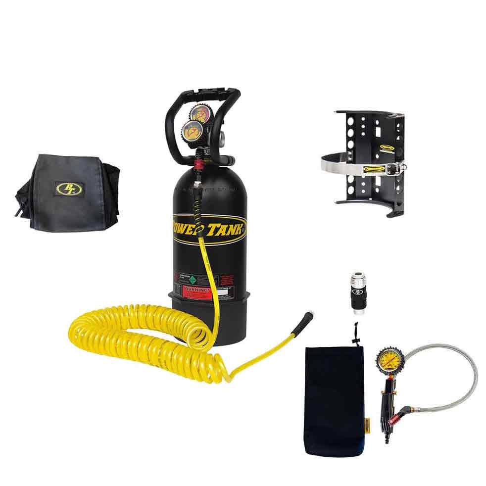 PT10-5250-MBK-GNJC 10 Lb CO2 Power Tank System Package B Matte Black Power Tank - الصورة 1