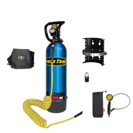 CO2 Tank 15 Lb Power Tank Package B 250 PSI Candy Blue Power Tank