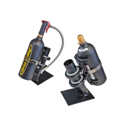 Twin Bracket Power Shot Trigger  SXS Two Bottle CO2 Air Up System Kit Power Tank