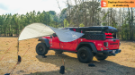⁦Portable Awing Univeral Compact Shade Mounts On Any Stationary Object Vehicles, UtV,Trees Sidekick From Trail Gear Oasis⁩ - الصورة ⁦3⁩