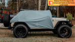 ⁦TailgateTent, Rain Cover, Awning For All Jeep Wranglers Gray Trail Gear Oasis⁩ - الصورة ⁦6⁩