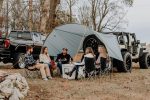⁦TailgateTent, Rain Cover, Awning For All Jeep Wranglers Gray Trail Gear Oasis⁩ - الصورة ⁦3⁩