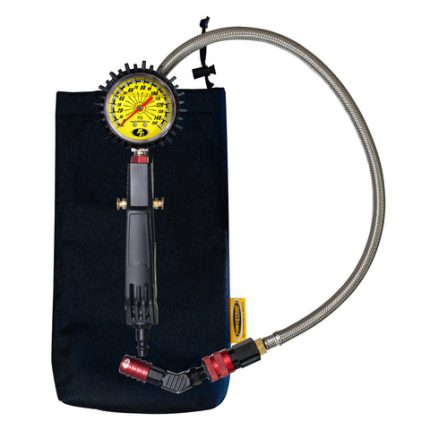 Ventoso RED Long Haul 0150 Liquid Analog Tire Inflator Gauge Power Tank