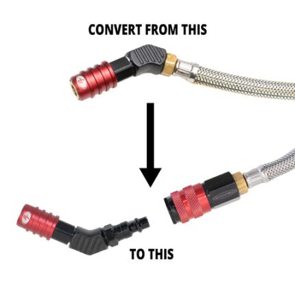 TIG Upgrade Kit RED Coupler and Plug Upgrade any Power Tank Tire Inflator Gauge Power Tank