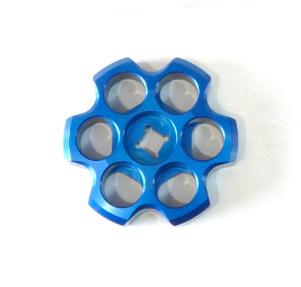 VLV-5008-BU-GNJC Aluminum Tank Knob Six Shooter Tahoe Blue Power Tank - الصورة 1