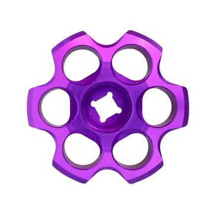 Six Shooter Aluminum Tank Knobs Royal Purple Power Tank