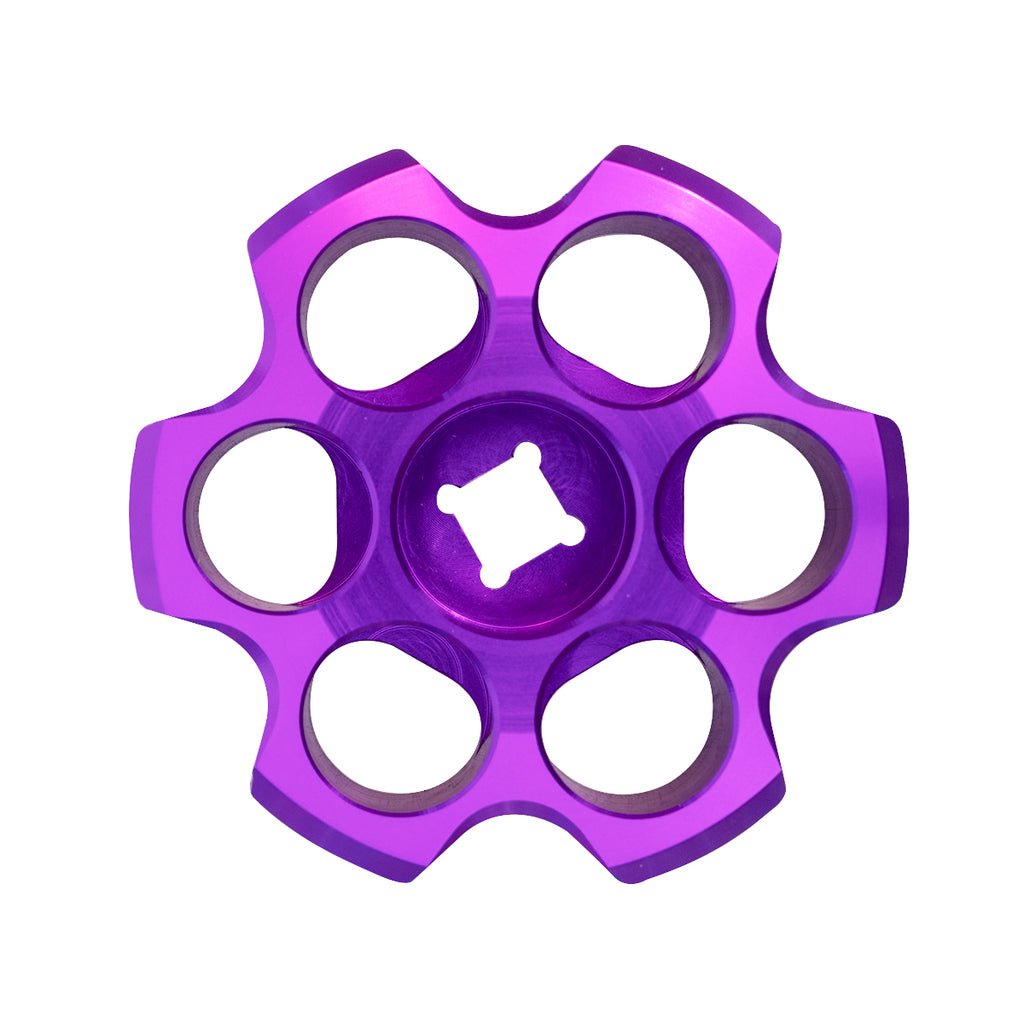 VLV-5008-PR-GNJC Six Shooter Aluminum Tank Knobs Royal Purple Power Tank - الصورة 1
