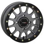 نظام 3 Off-Road SB-5 عجلات ذات حلقة واحدة مقاس 15x7 4x156 باللون الفضي المظلم